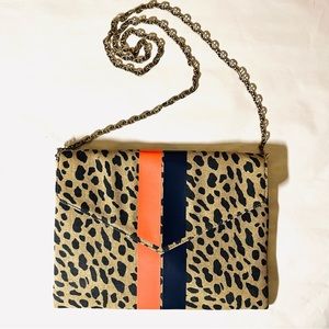 Stella & Dot Bellamy Clutch - Leopard Print